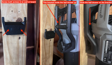 Load image into Gallery viewer, Burd - EGO Power+ 650 or 615 CFM Blower Wall Mount/Mounting Bracket, Black