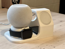 Load image into Gallery viewer, MagSafe, Apple Watch, and HomePod Mini Stand