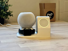 Load image into Gallery viewer, MagSafe, Apple Watch, and HomePod Mini Stand