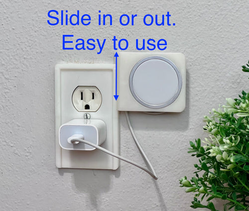 Modular MagSafe Outlet Mount and Outlet Cover